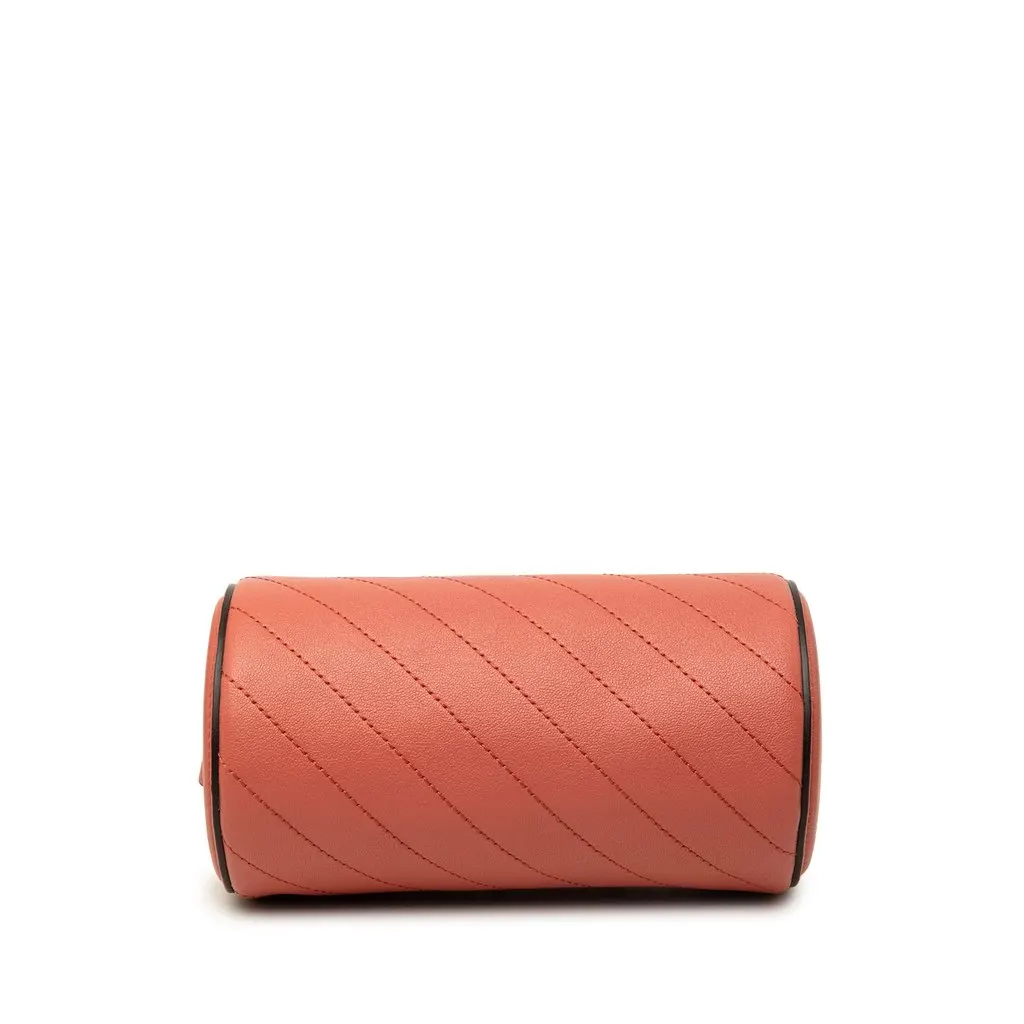 Gucci Mini Calfskin Blondie Barrel Shoulder Bag Pink Leather Very good - Inside View