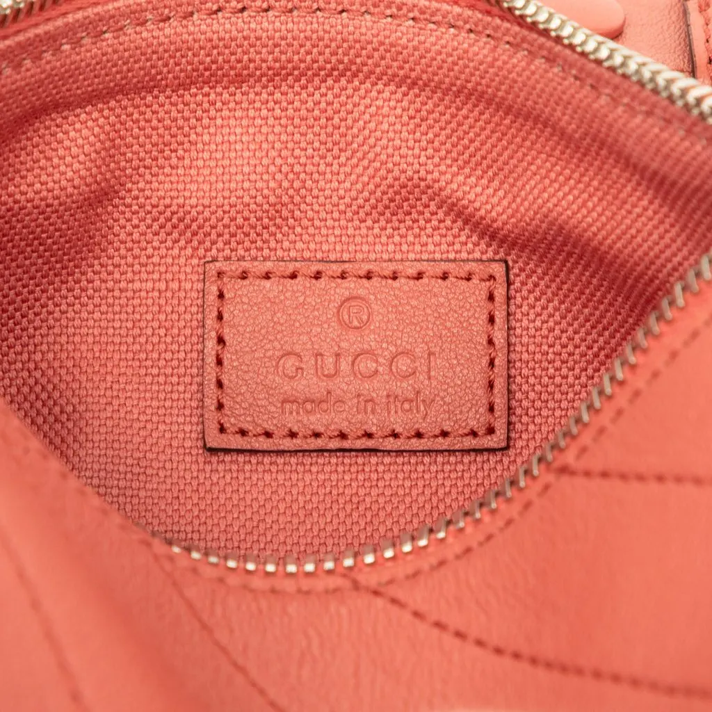 Gucci Mini Calfskin Blondie Barrel Shoulder Bag Pink Leather Very good - Box View
