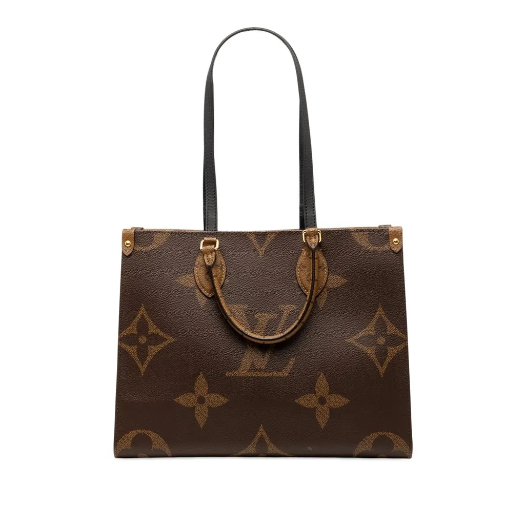 Louis Vuitton Monogram Reverse Giant OnTheGo MM Brown Very good - Front View