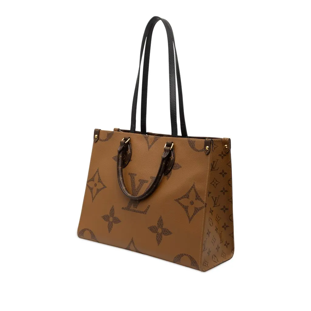 Louis Vuitton Monogram Reverse Giant OnTheGo MM Brown Very good - Back View
