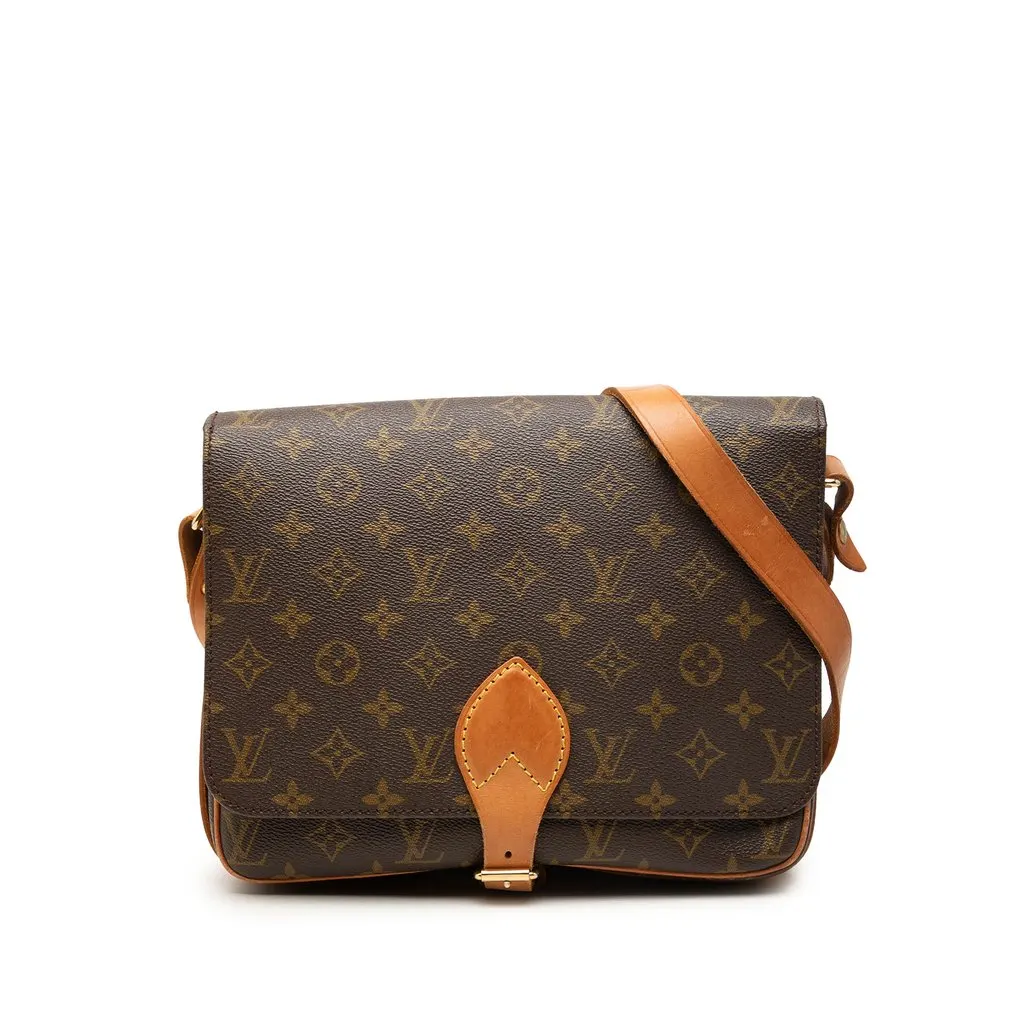 Louis Vuitton Monogram Cartouchiere GM Brown Very good - Front View