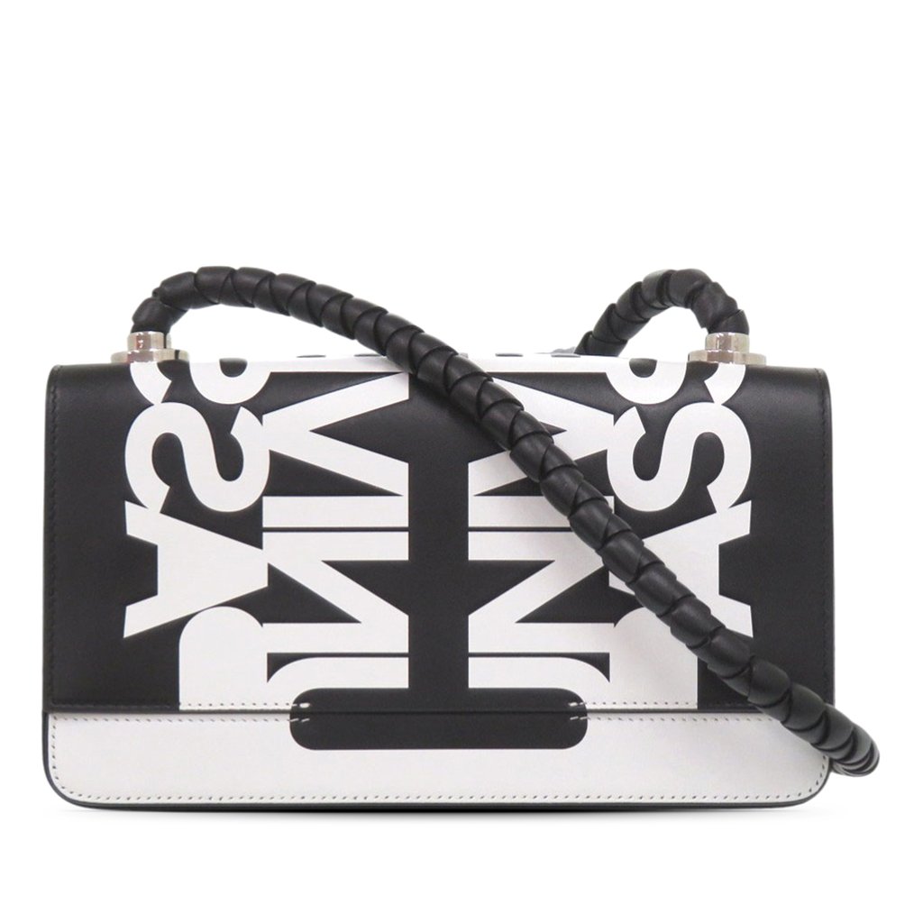 Burberry Bicolor Printed Leather Universal Passport Crossbod