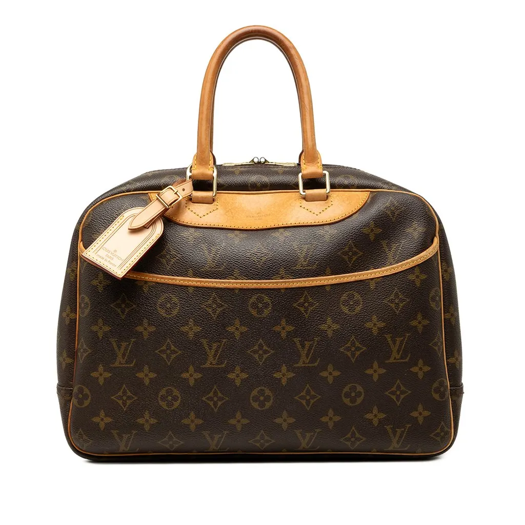 Louis Vuitton Monogram Deauville Brown Canvas Good - Front View