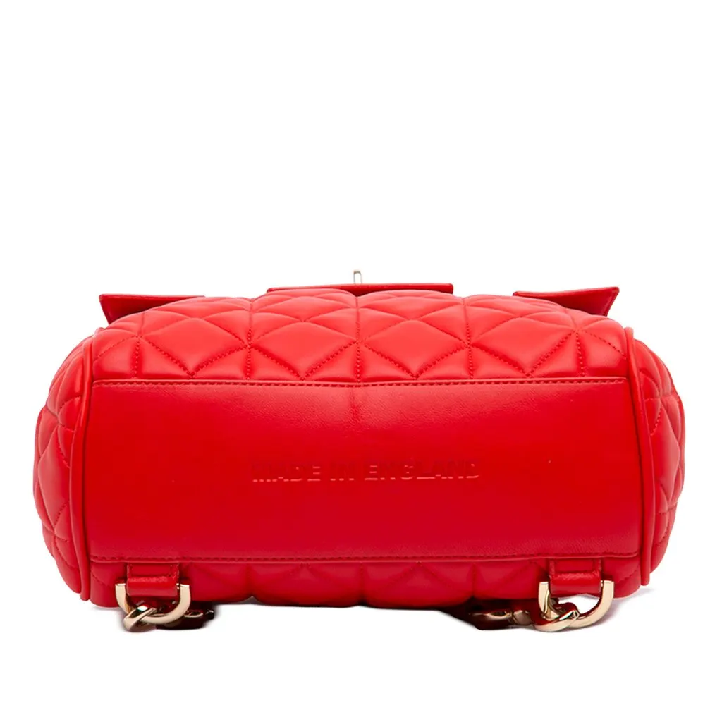 Mulberry Mini Quilted Nappa Cara Delevingne Convertible Bag Red Leather Very good - Inside View