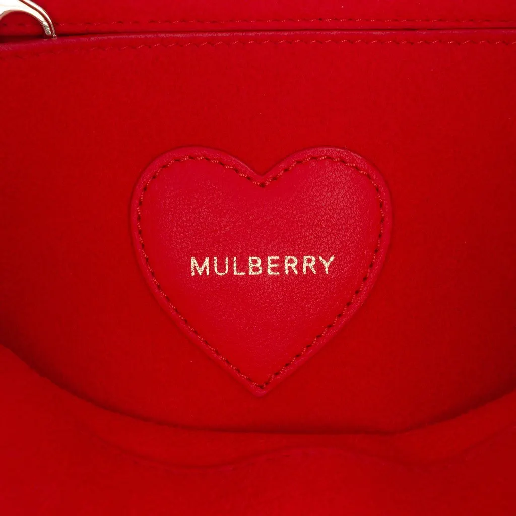 Mulberry Mini Quilted Nappa Cara Delevingne Convertible Bag Red Leather Very good - Box View