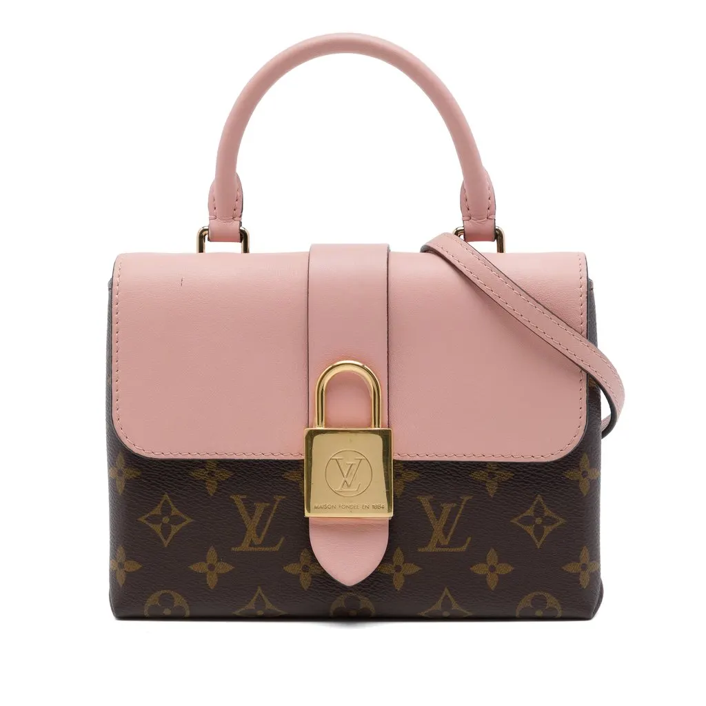 Louis Vuitton Monogram Locky BB Brown Canvas Good - Front View