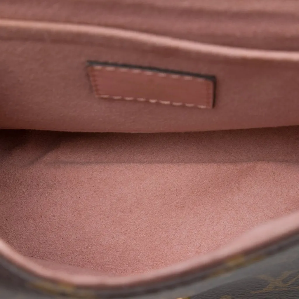 Louis Vuitton Monogram Locky BB Brown Canvas Good - Model View