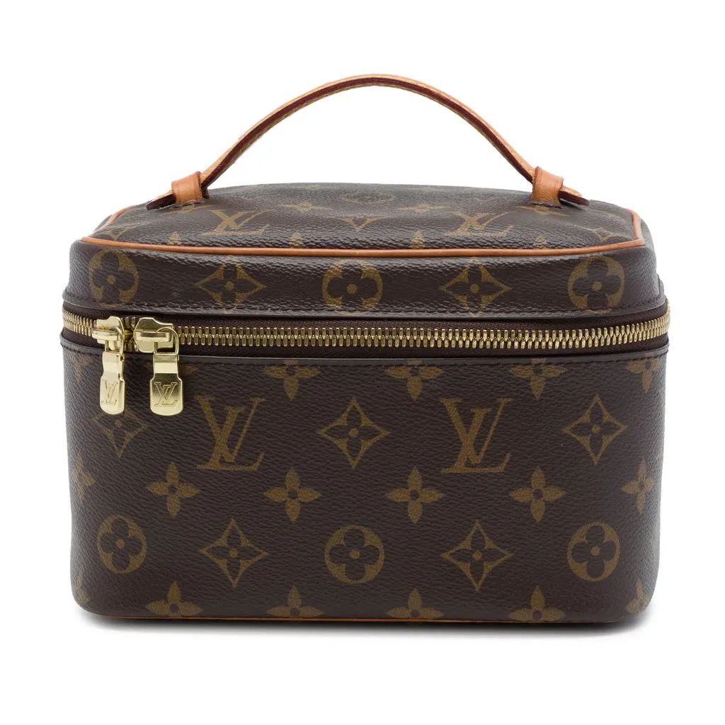 Louis Vuitton Monogram Nice Mini Vanity Case Brown Very good - Front View