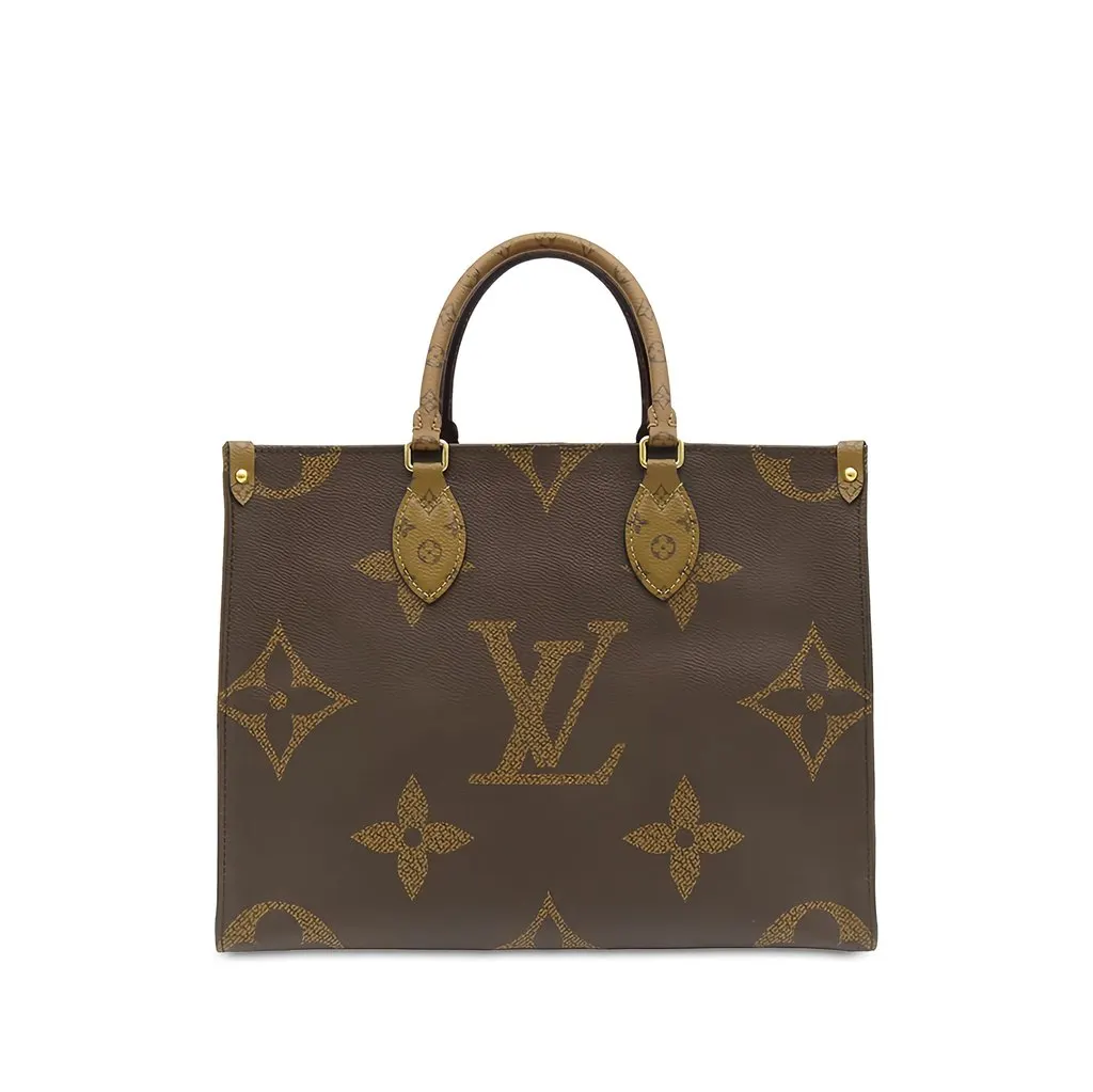 Louis Vuitton Monogram Reverse Giant OnTheGo MM Brown Canvas Very good - Front View