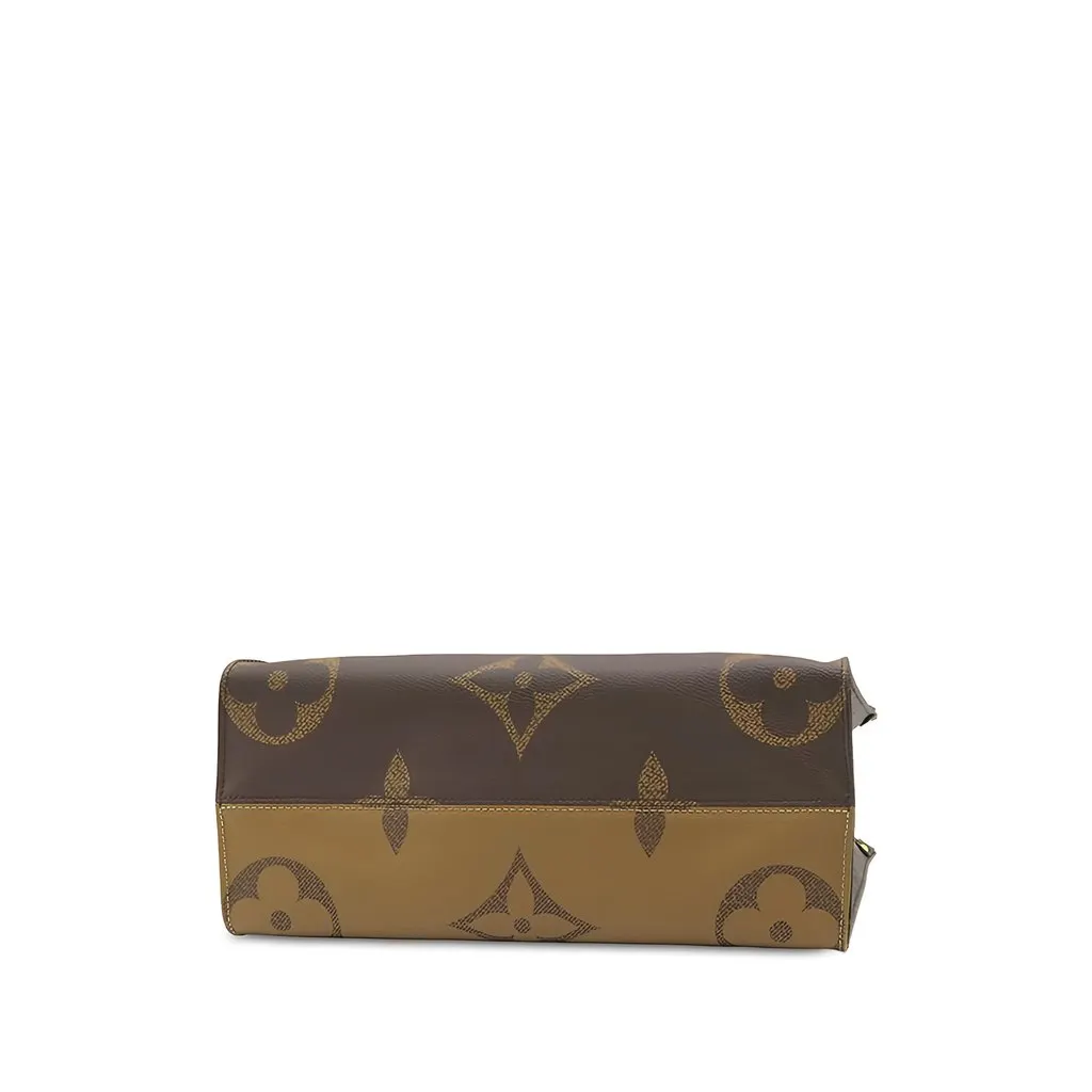 Louis Vuitton Monogram Reverse Giant OnTheGo MM Brown Canvas Very good - Inside View
