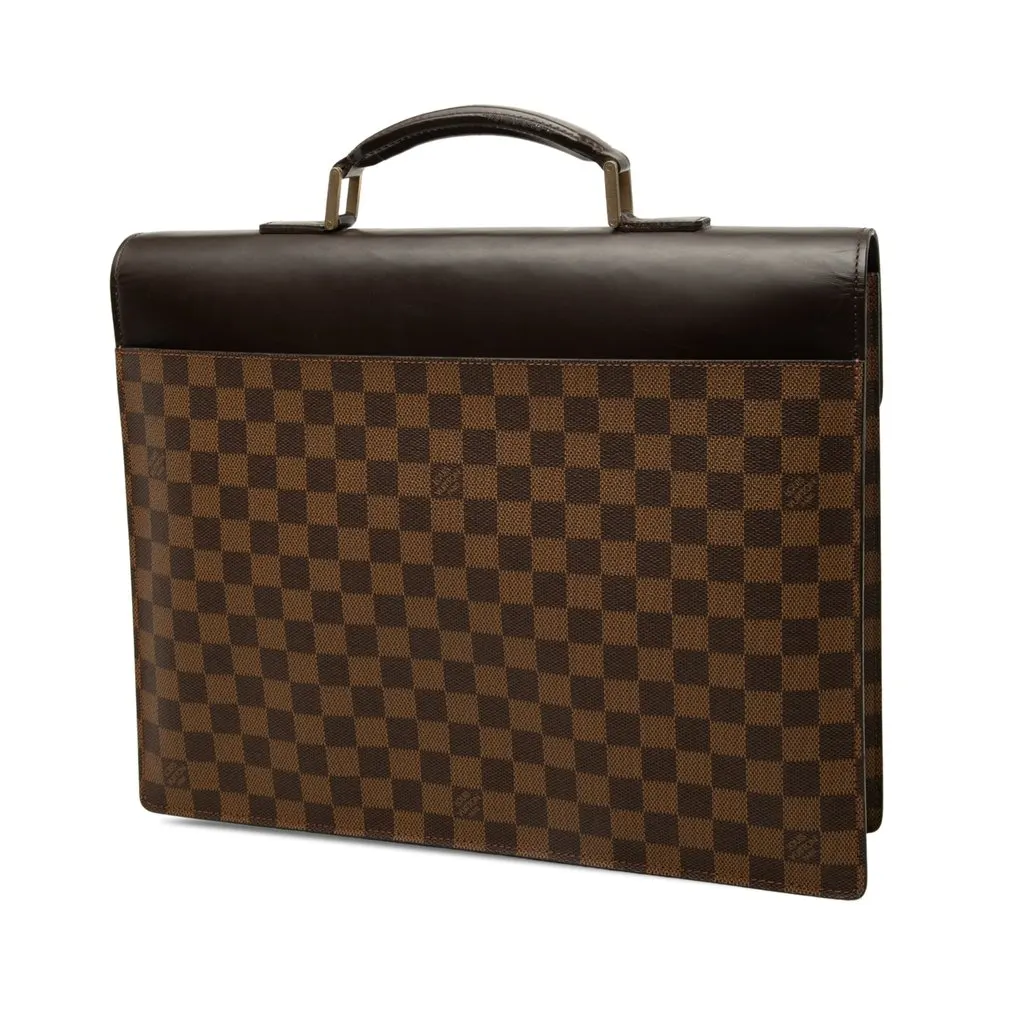 Louis Vuitton Damier Ebene Altona PM Brown Canvas Good - Back View