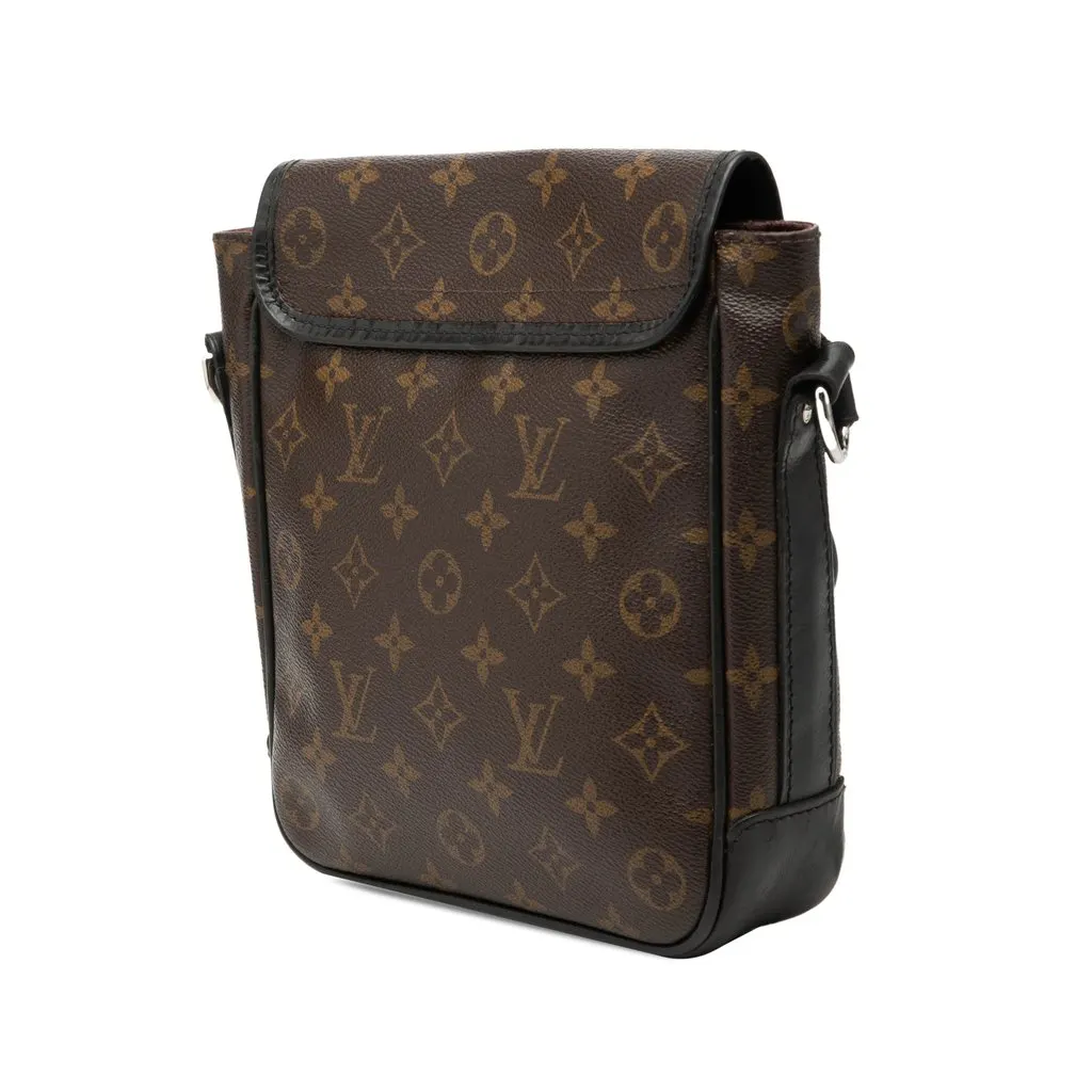 Louis Vuitton Monogram Macassar Bass PM Brown Canvas Good - Back View