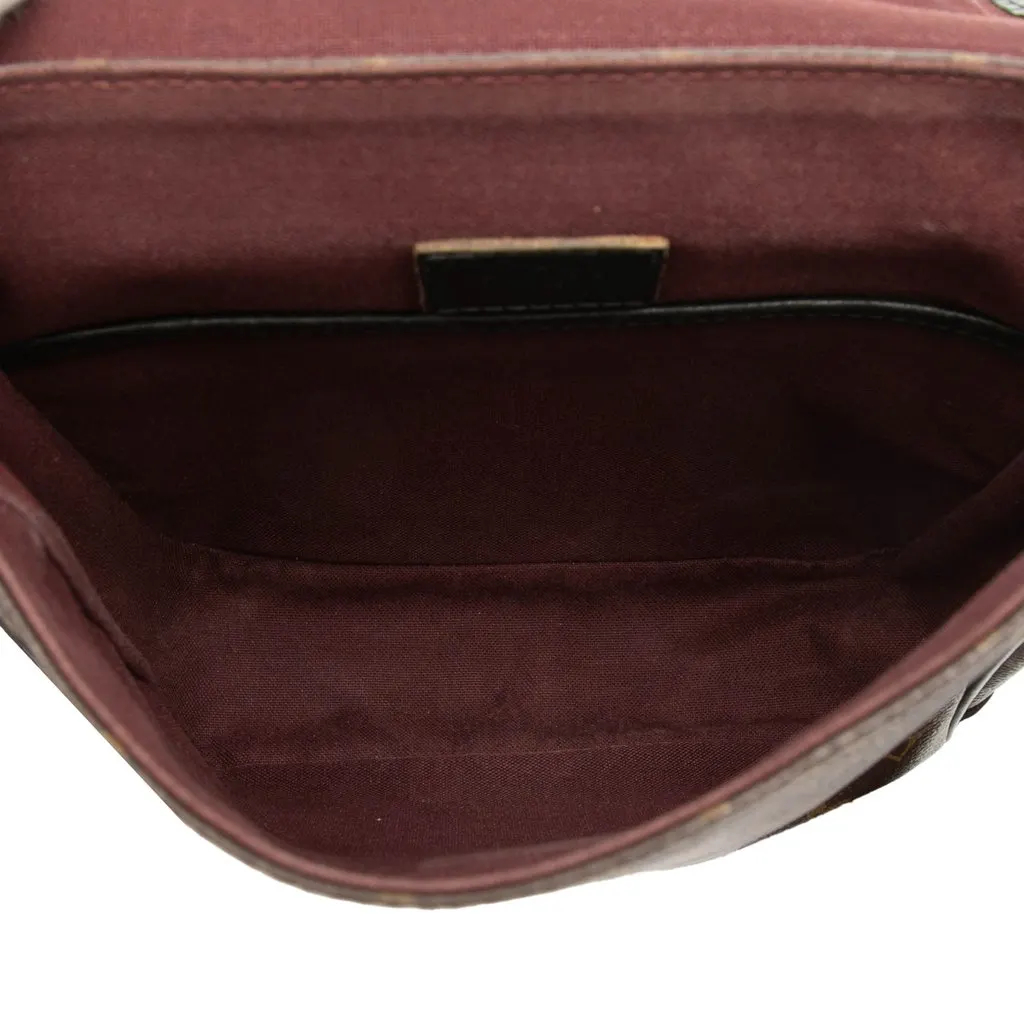 Louis Vuitton Monogram Macassar Bass PM Brown Canvas Good - Model View