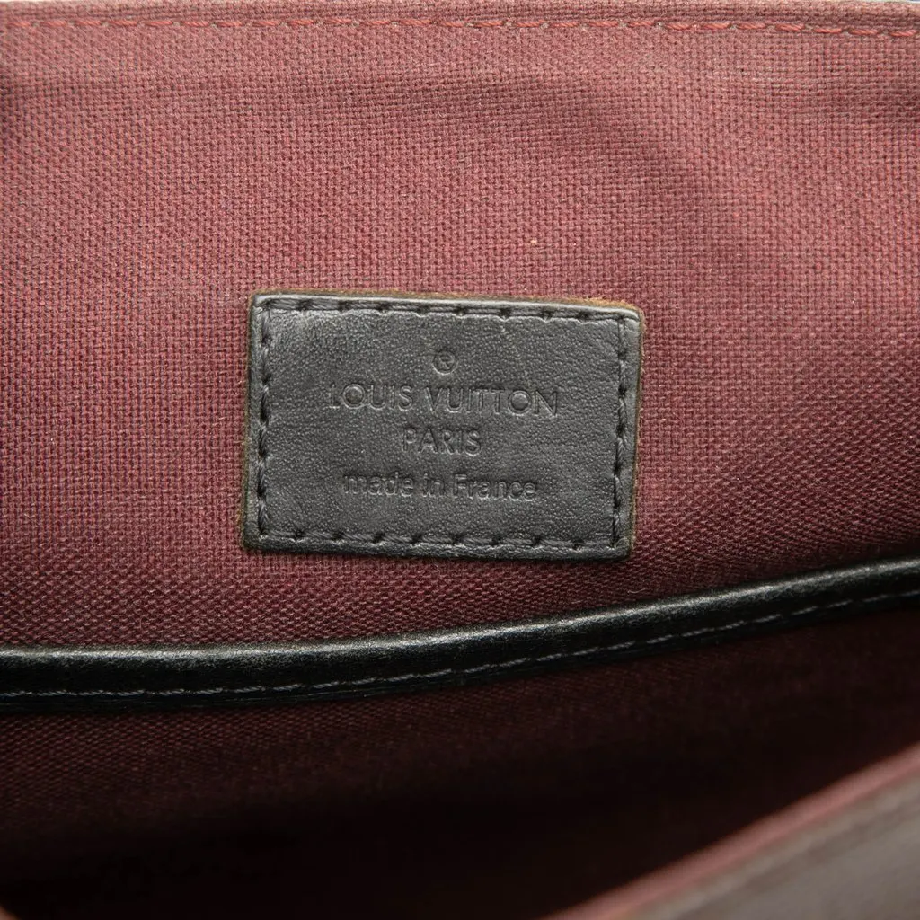 Louis Vuitton Monogram Macassar Bass PM Brown Canvas Good - Box View