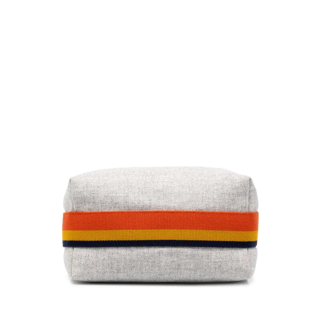 Hermès Small Wool Bride A Brac Rocabar Case Grey Wool Good - Inside View