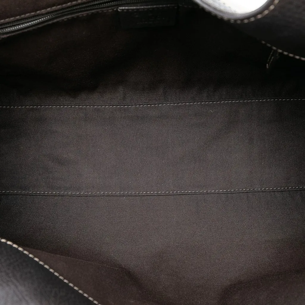 Gucci GG Crystal Charmy Shoulder Bag Brown Very good - Model View