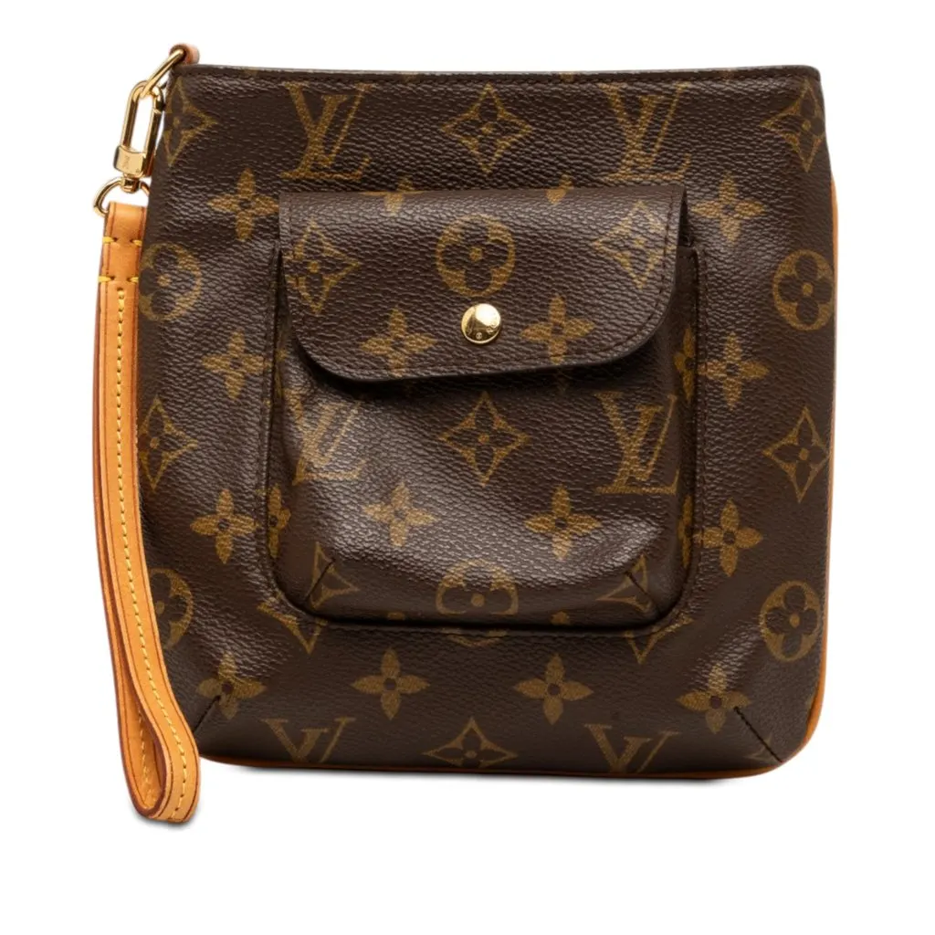 Louis Vuitton Monogram Partition Brown Very good - Front View