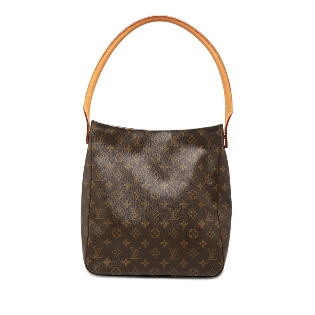 Louis Vuitton Monogram Looping GM Brown Very good - Front View