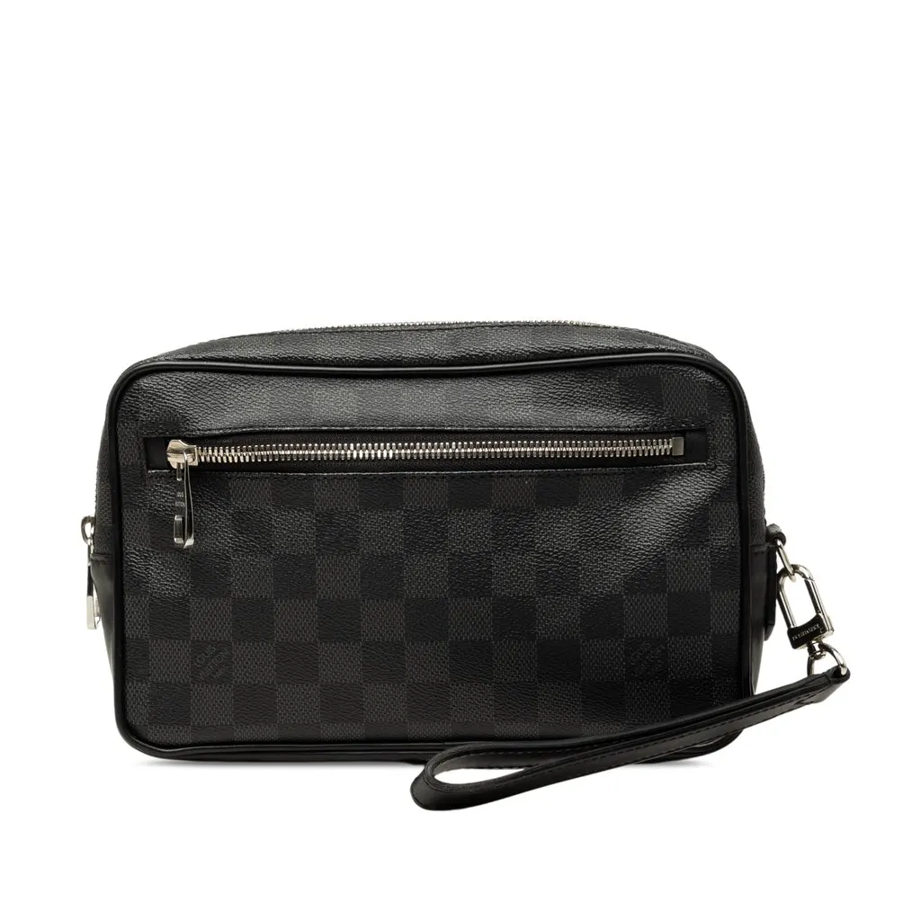 Louis Vuitton Damier Graphite Kasai Black Very good - Front View