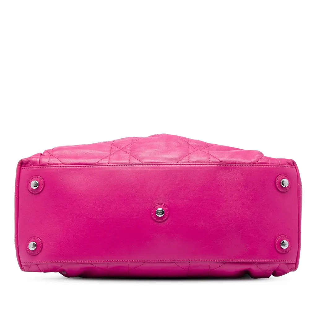 Dior Lambskin Cannage Le Trente Tote Pink Leather Very good - Inside View