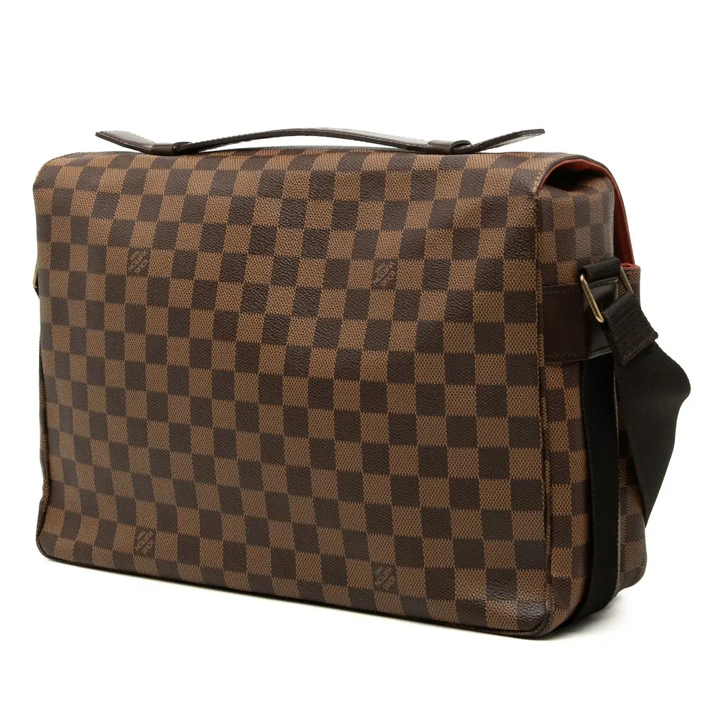 Louis Vuitton Damier Ebene Broadway Brown Canvas Good - Back View