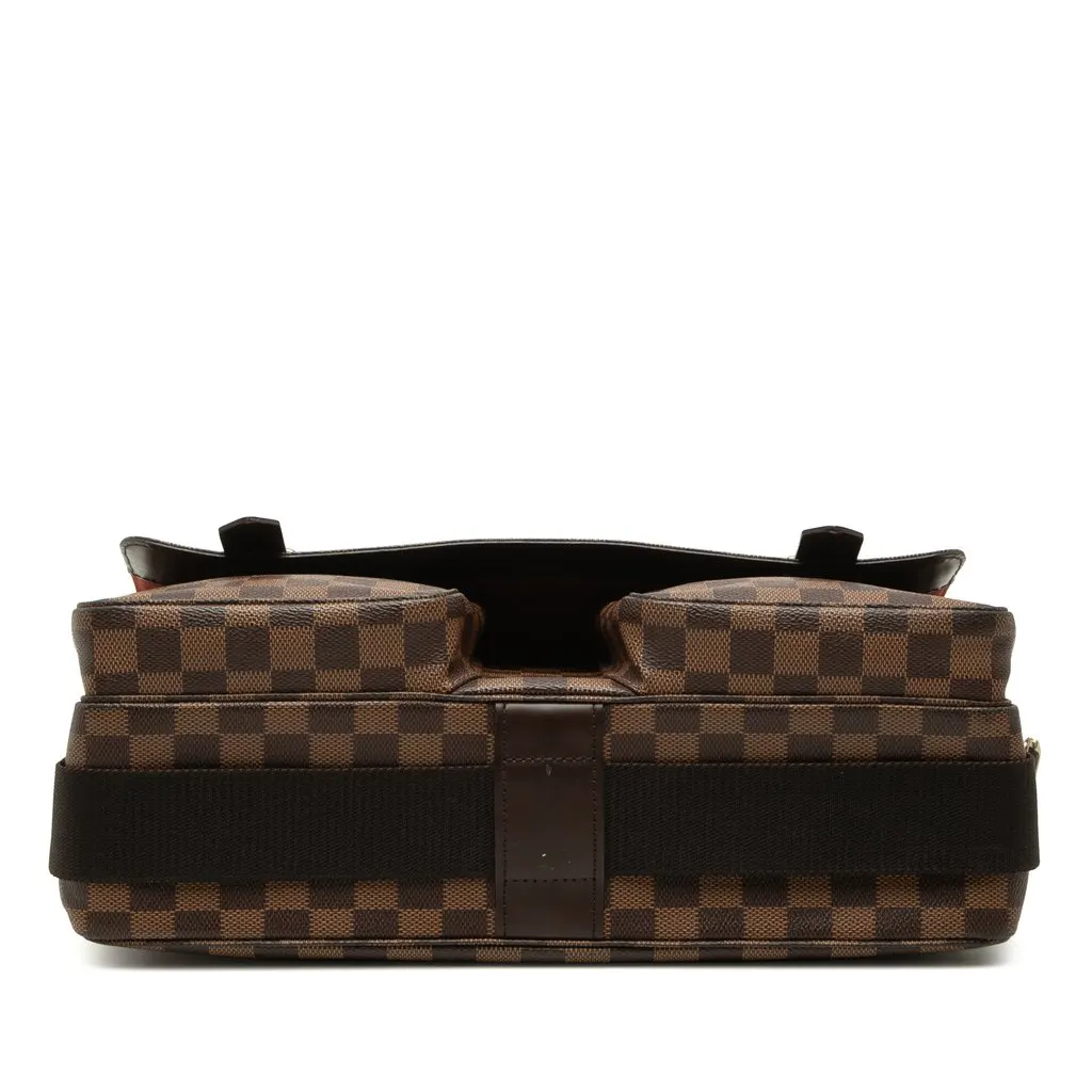 Louis Vuitton Damier Ebene Broadway Brown Canvas Good - Inside View