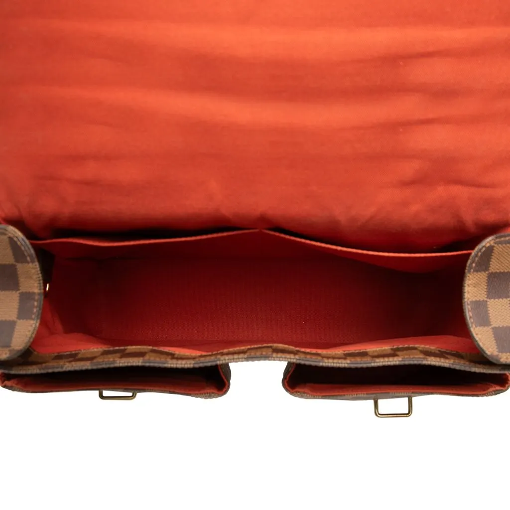 Louis Vuitton Damier Ebene Broadway Brown Canvas Good - Model View