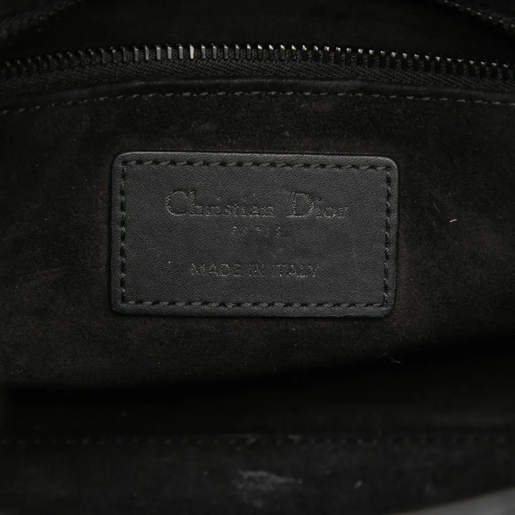 Dior Small Ultra Matte Calfskin Cannage My ABCDior Lady Dior Black Leather Very good - Box View