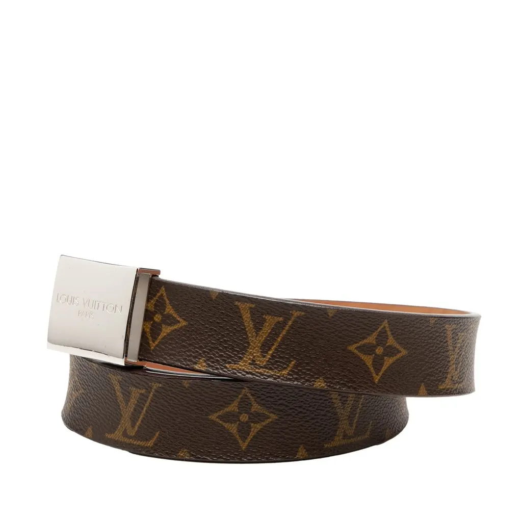 Louis Vuitton Monogram Ceinture Belt Brown Canvas Very good - Back View