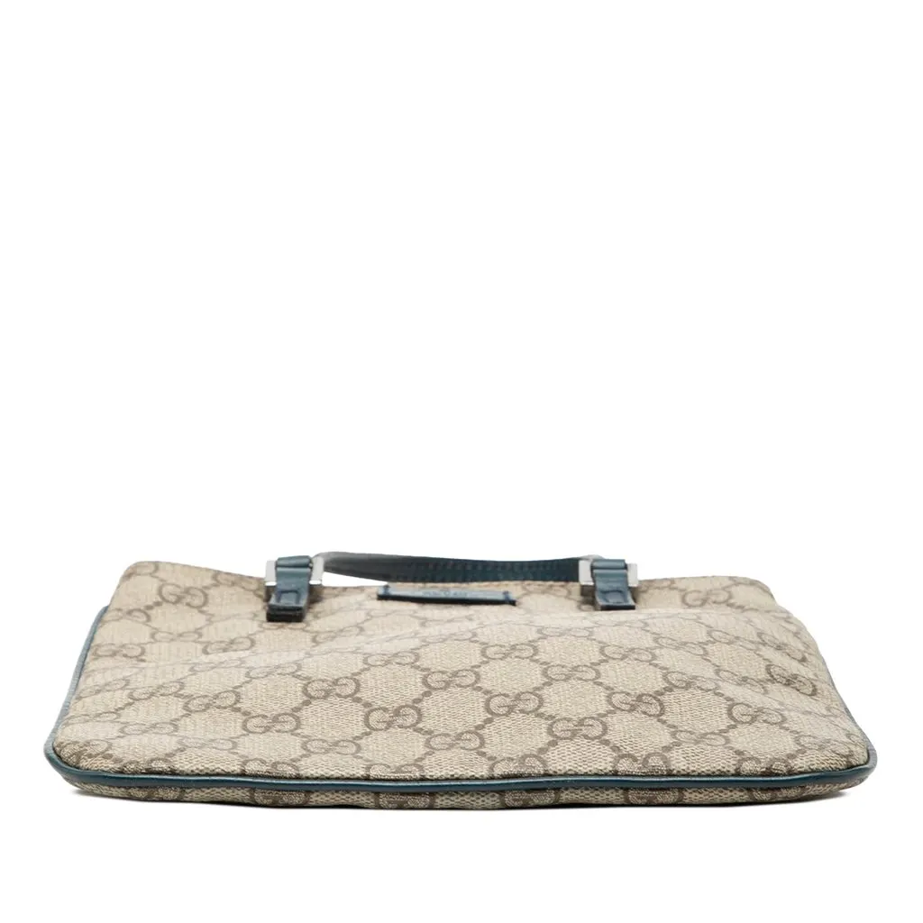 Gucci GG Supreme Handbag Beige Canvas Good - Inside View