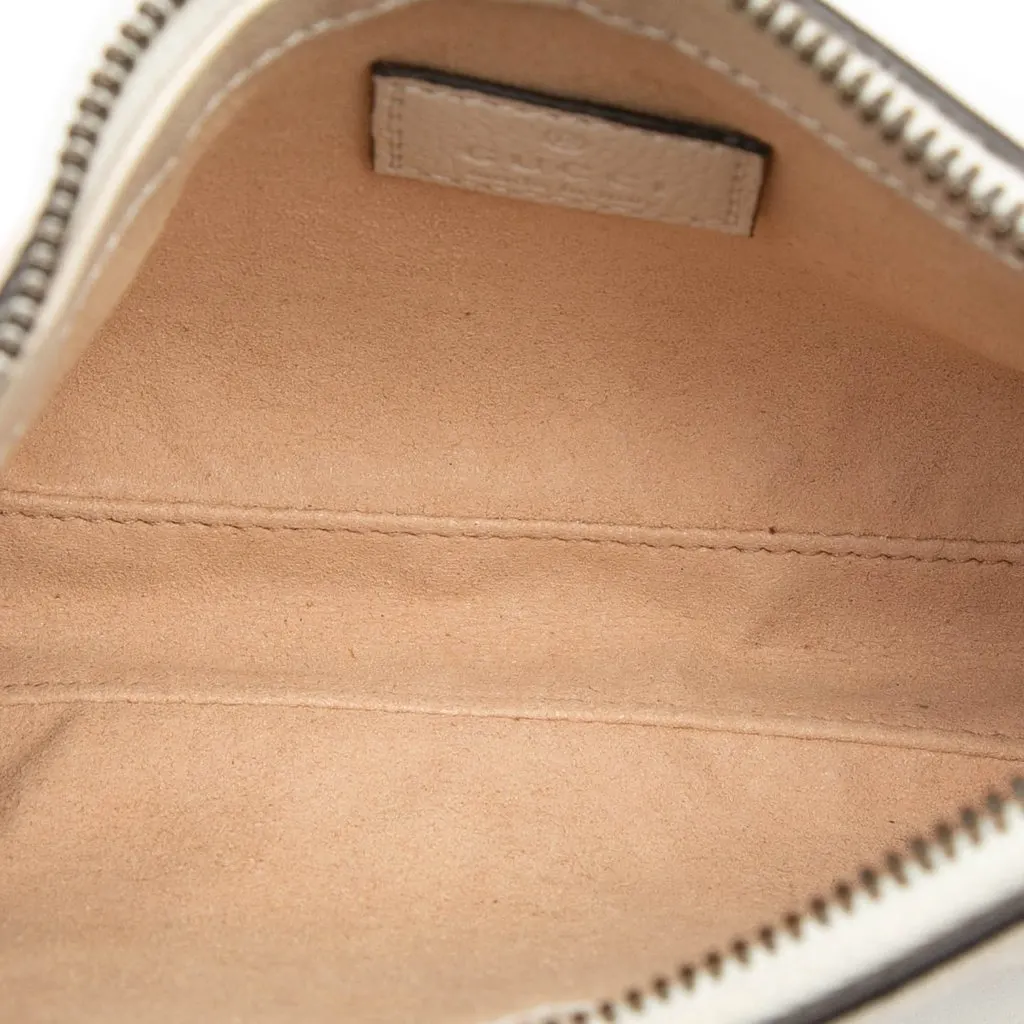 Gucci Mini Goatskin Aphrodite Shoulder Bag White Leather Very good - Model View