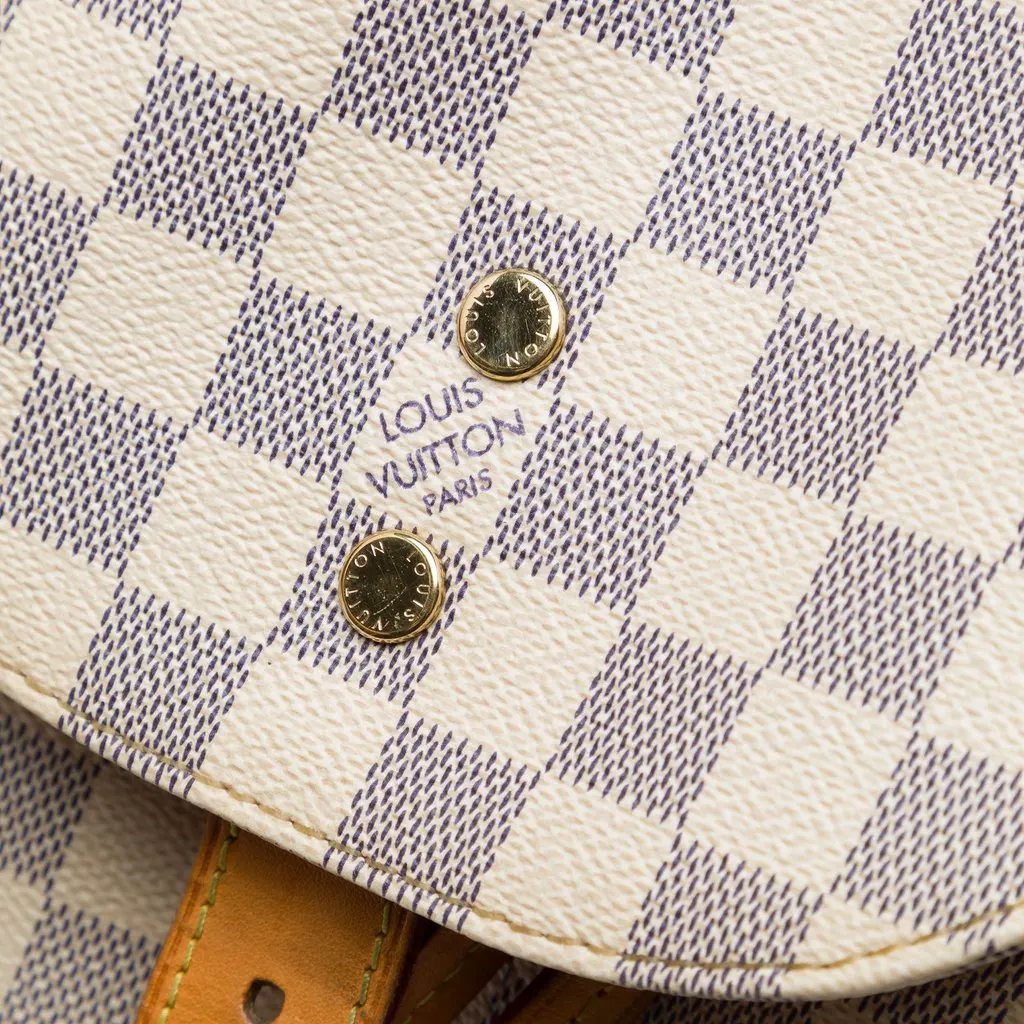 Louis Vuitton Damier Azur Sperone White Canvas Very good - Box View