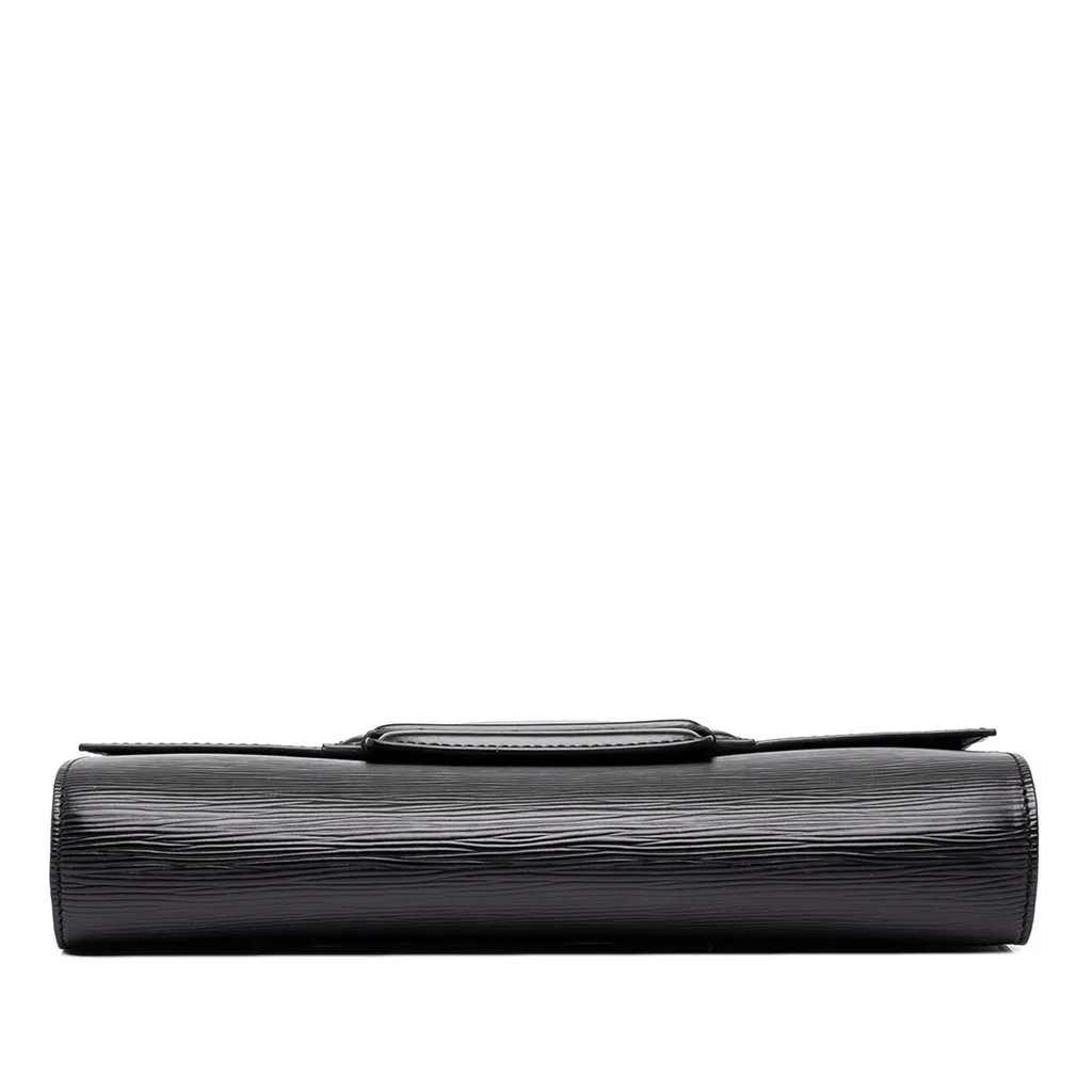 Louis Vuitton Epi Pochette Chaillot Black Leather Very good - Inside View