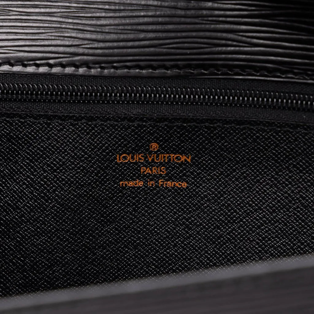 Louis Vuitton Epi Pochette Chaillot Black Leather Very good - Box View