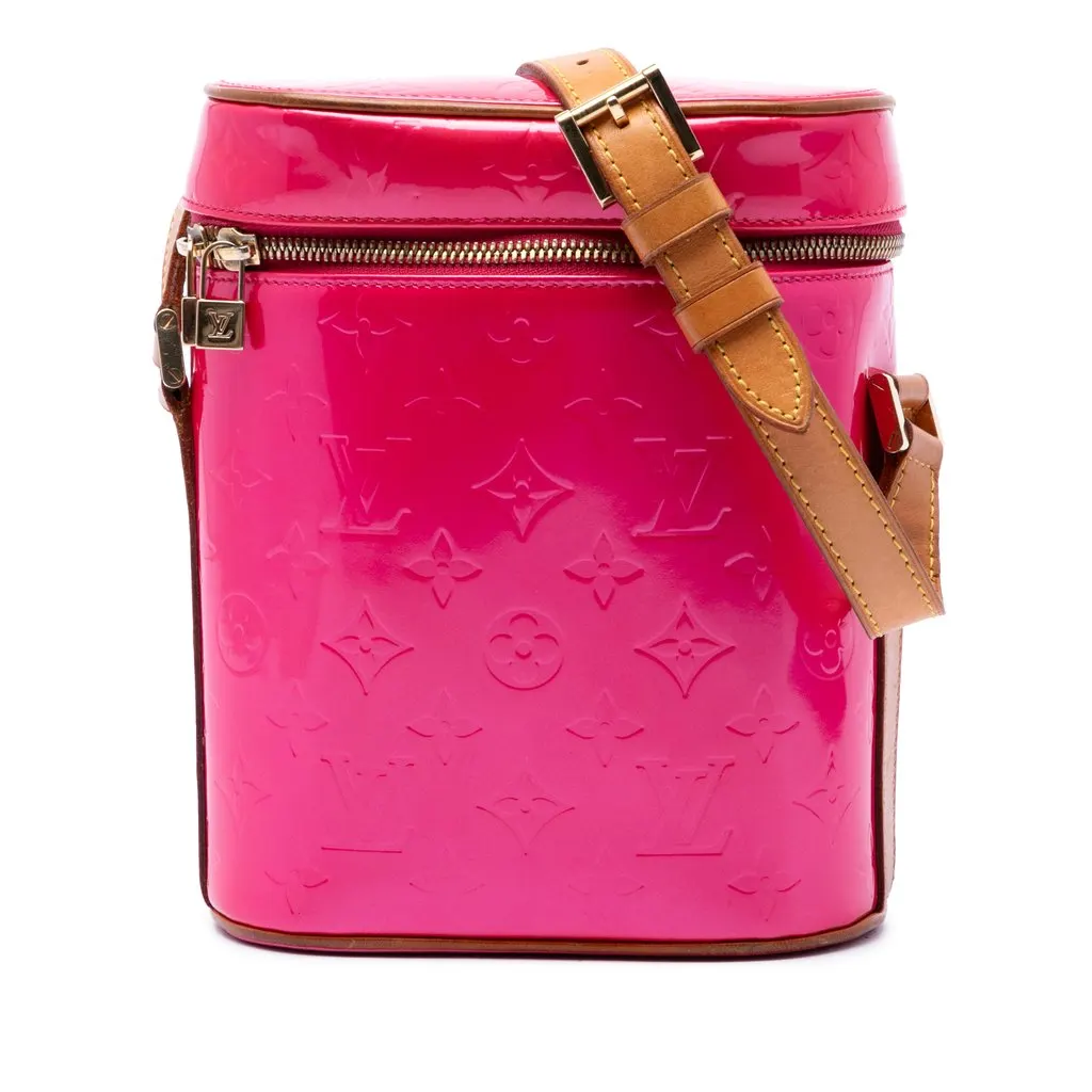 Louis Vuitton Monogram Vernis Sullivan Vertical PM Pink Leather Very good - Front View
