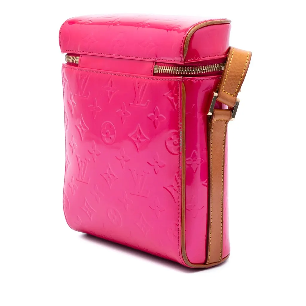 Louis Vuitton Monogram Vernis Sullivan Vertical PM Pink Leather Very good - Back View