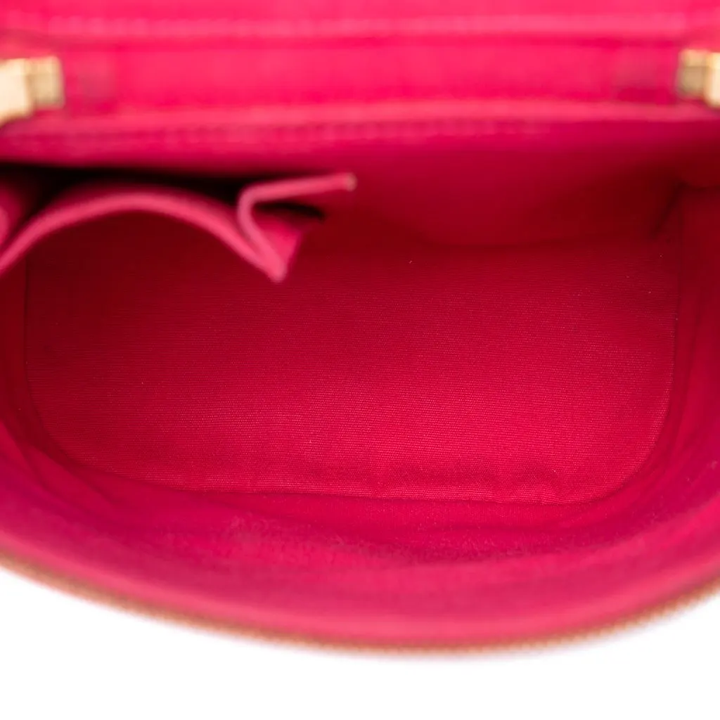 Louis Vuitton Monogram Vernis Sullivan Vertical PM Pink Leather Very good - Model View