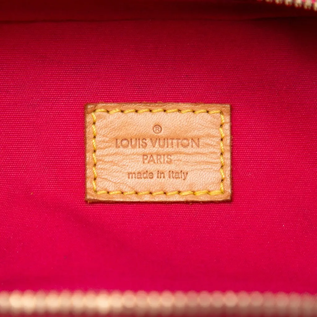 Louis Vuitton Monogram Vernis Sullivan Vertical PM Pink Leather Very good - Box View