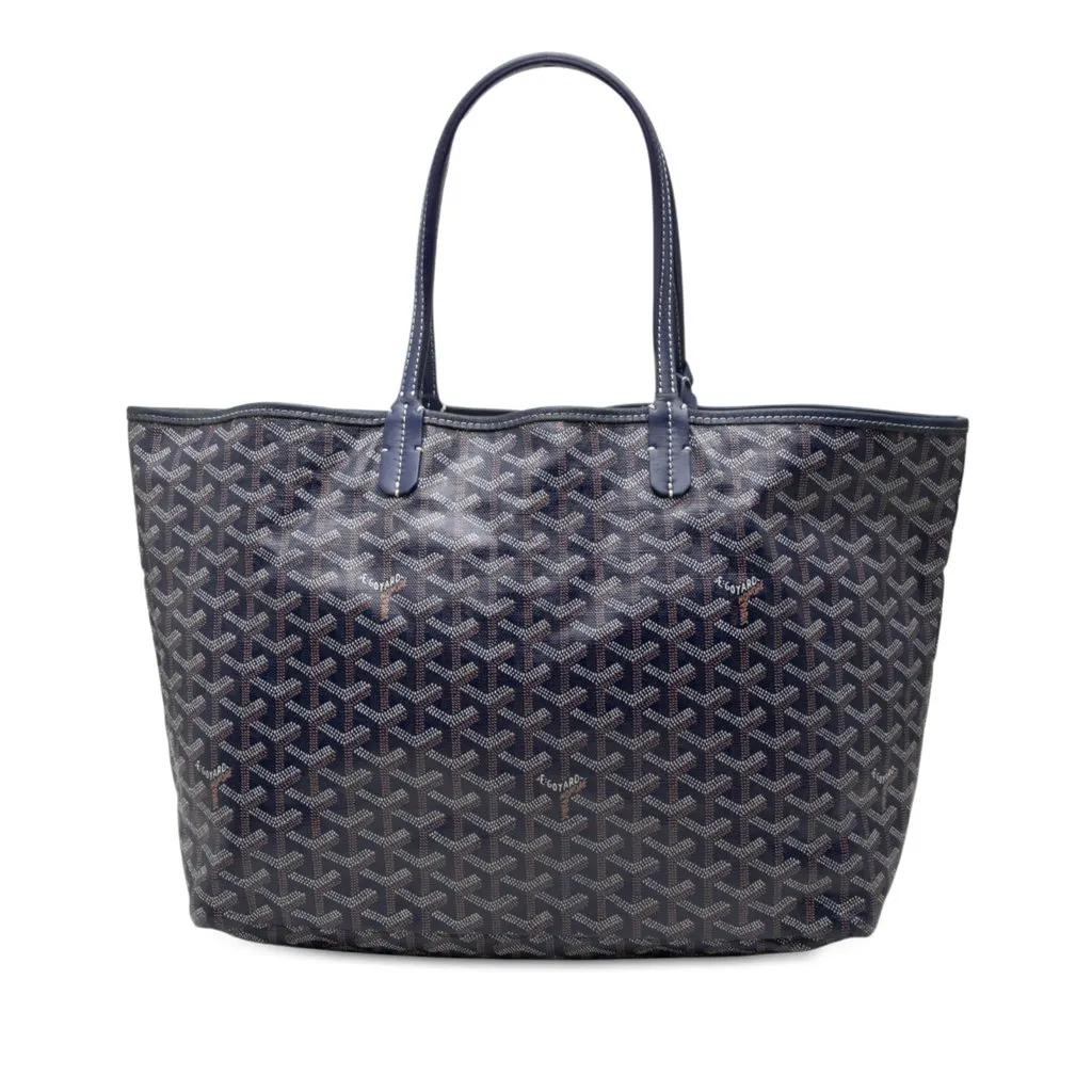 Goyard Goyardine Saint Louis PM Blue Very good - Front View