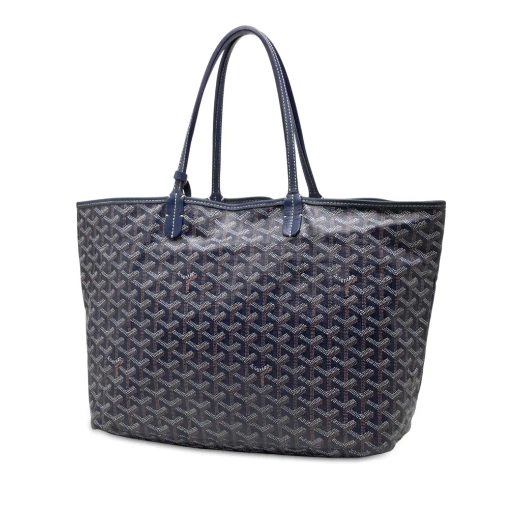 Goyard Goyardine Saint Louis PM Blue Very good - Back View