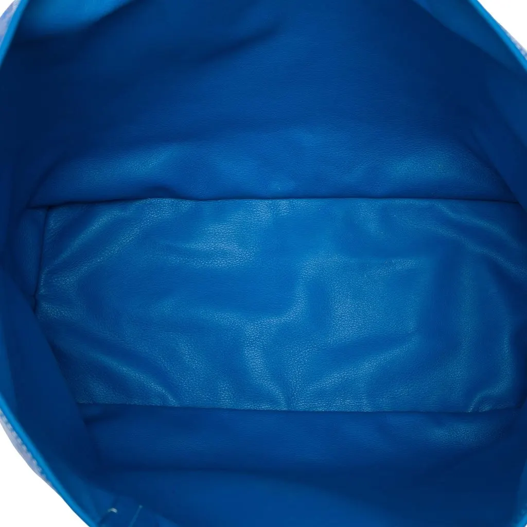 Goyard Goyardine Reversible Anjou PM Blue Canvas Very good - Model View