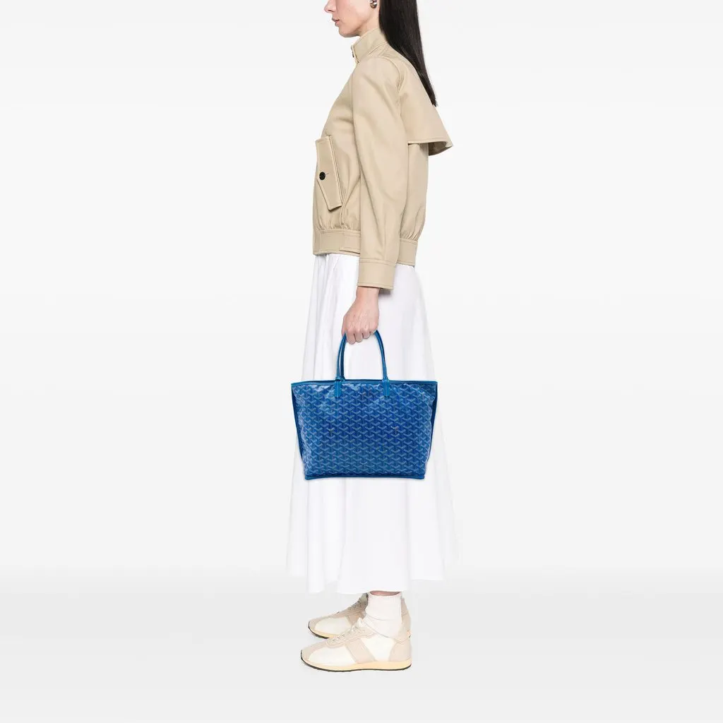 Goyard Goyardine Reversible Anjou PM Blue Canvas Very good - Box View