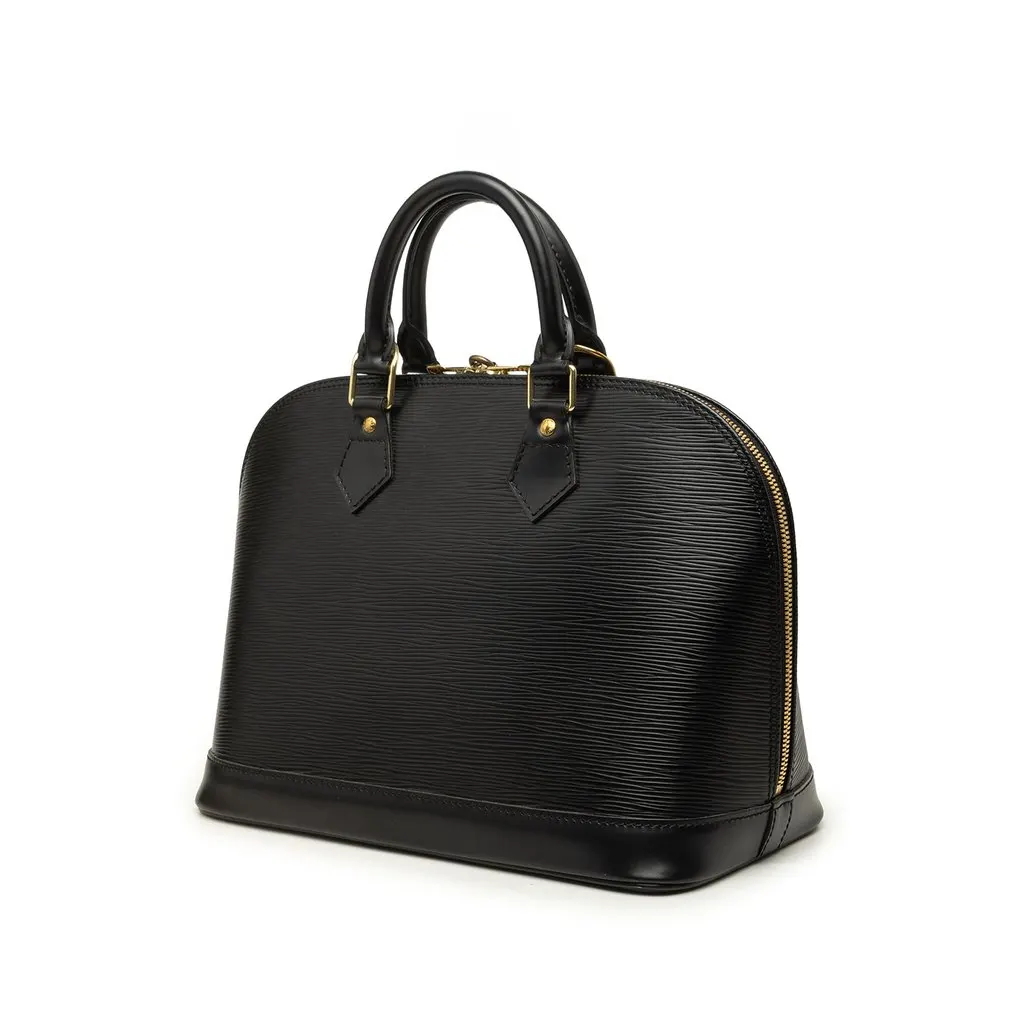 Louis Vuitton Epi Alma PM Black Leather Very good - Back View