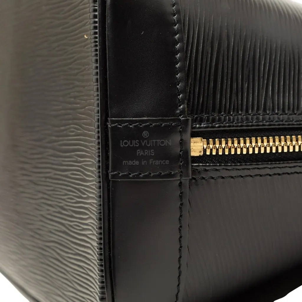 Louis Vuitton Epi Alma PM Black Leather Very good - Box View