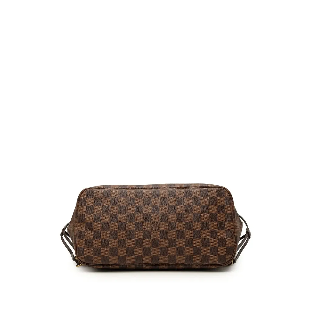Louis Vuitton Damier Ebene Neverfull MM Brown Canvas Very good - Inside View
