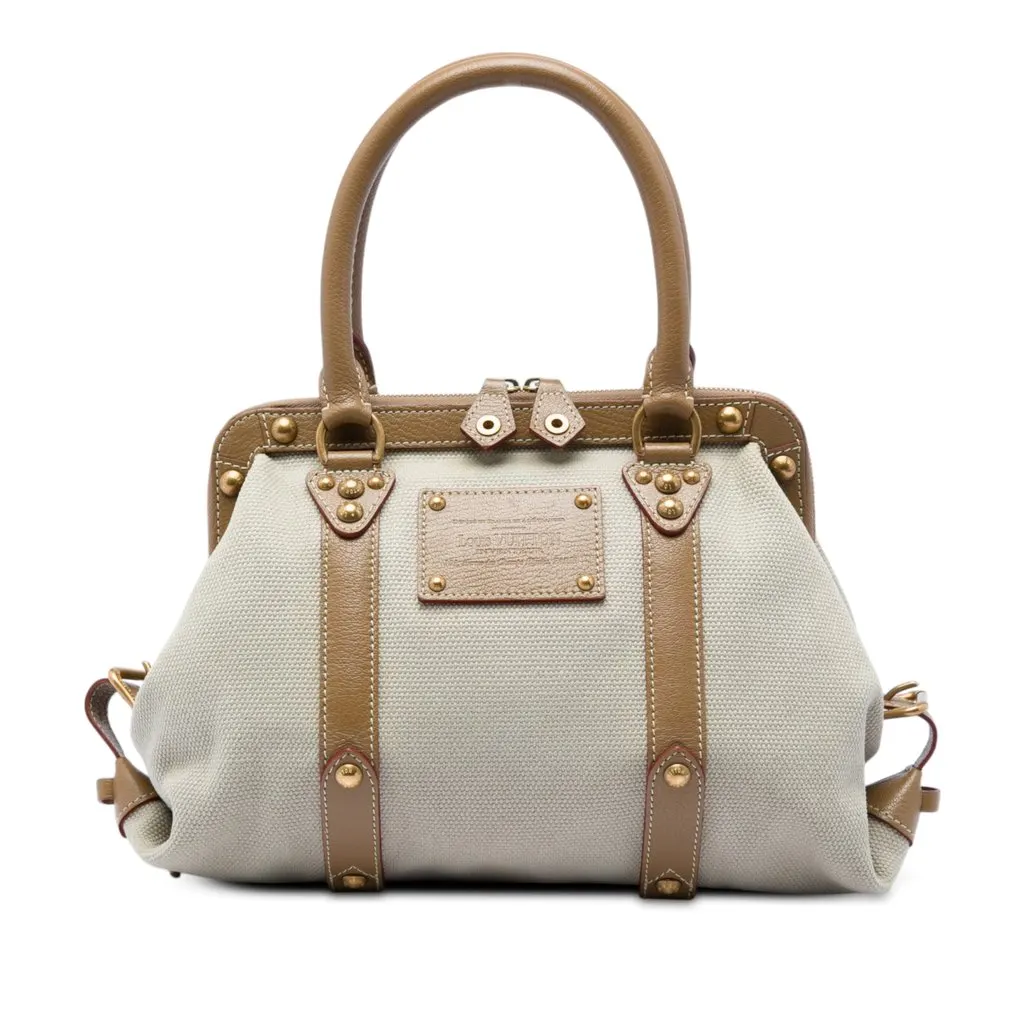 Louis Vuitton Toile Trianon Sac de Nuit GM Beige Canvas Very good - Front View