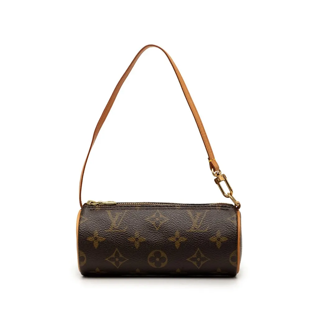 Louis Vuitton Monogram Papillon Pochette Brown Very good - Front View