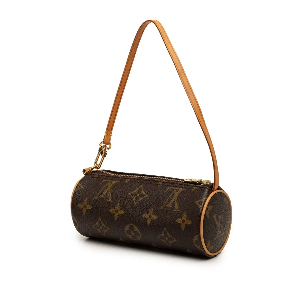 Louis Vuitton Monogram Papillon Pochette Brown Very good - Back View