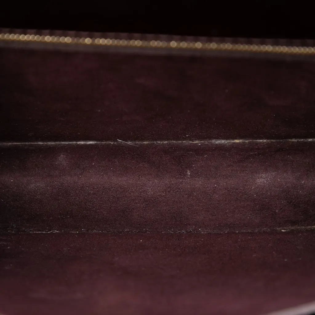 Louis Vuitton Vernis Monceau BB Purple Leather Very good - Model View