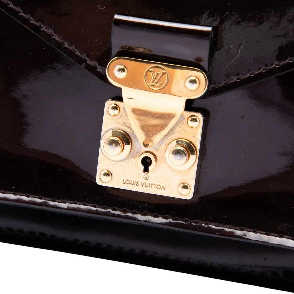 Louis Vuitton Vernis Monceau BB Purple Leather Very good - Box View